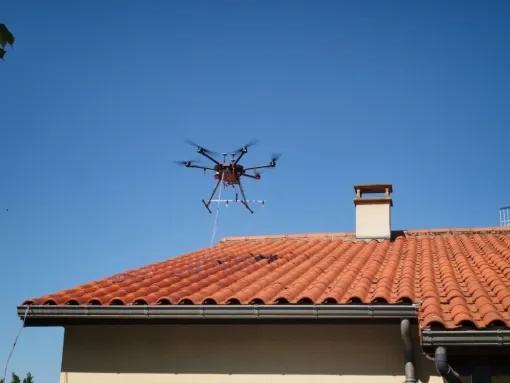 inspection par drone artisan Janselme toiture couvreur