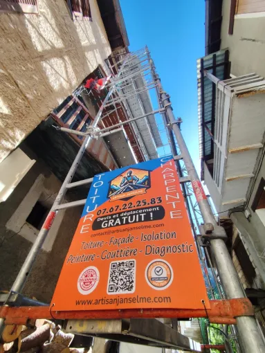 Échafaudages toiture sécurité artisan Janselme saint Martin Vésubie