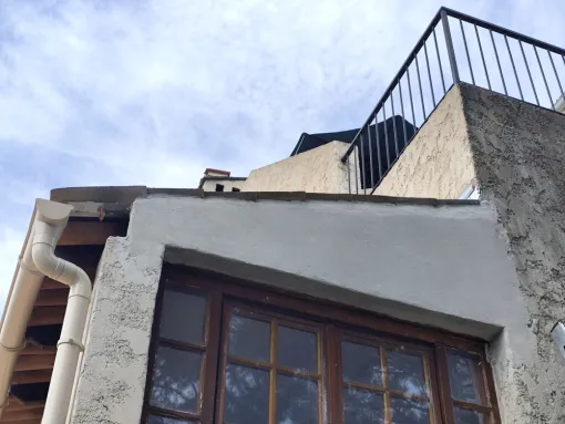 après travaux charpente menuiserie façade étanche tuile crepi artisan La Colle-sur-Loup Janselme