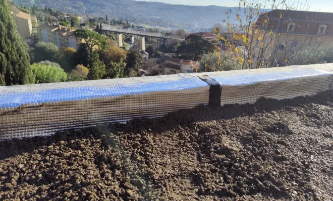 étanchéité bitumineux aluminium vue sur mer grasse artisan Janselme